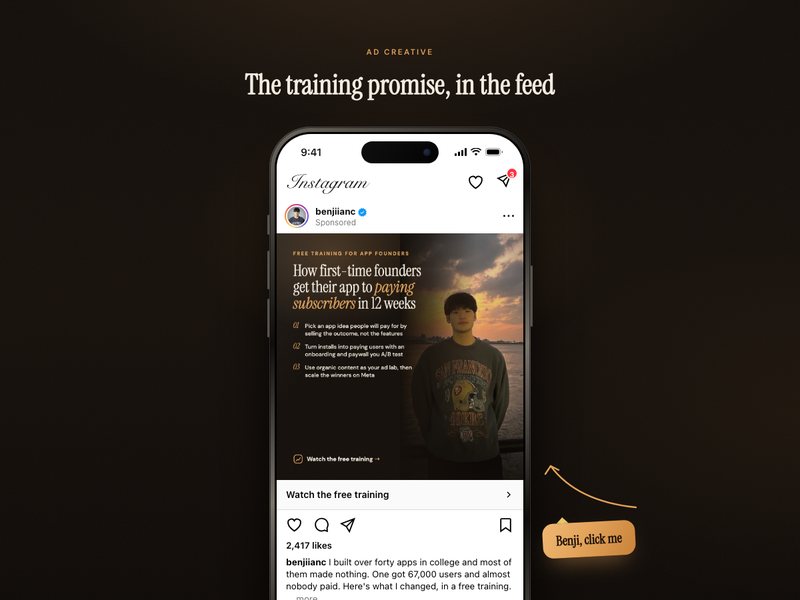 Static ad preview